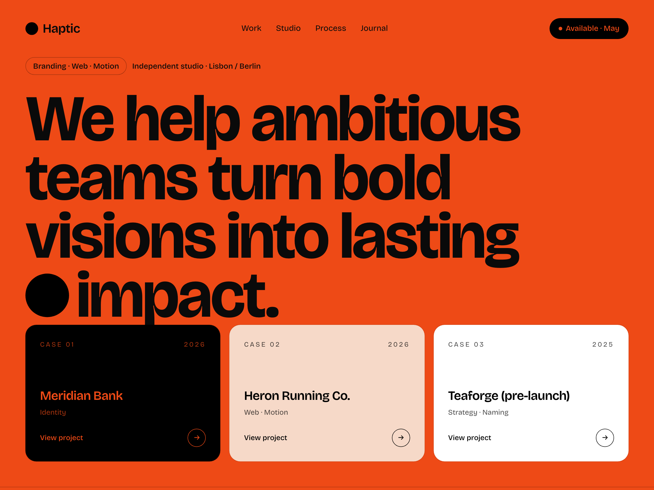 Haptic — creative studio